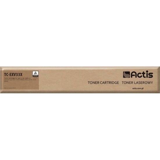 Actis Συμβατό Toner Canon C-EXV33 Black