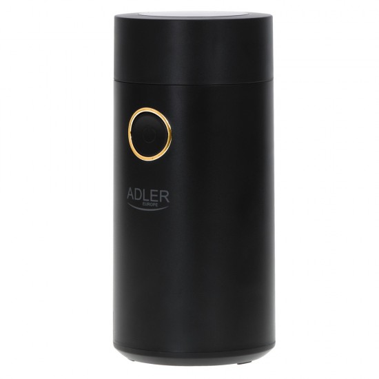 Adler Ηλεκτρικός Μύλος Καφέ 150W με Χωρητικότητα 75gr Μαύρος