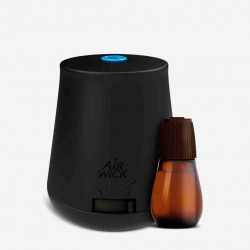 Airwick Led Συσκευή Αρωματοθεραπείας Essential Mist Ανταλλακτικό Βανίλια & Καστανή Ζάχαρη Μαύρη 20ml 3259655