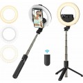BlitzWolf BW-BS8 Pro Selfie Stick Τρίποδο Κινητού με Bluetooth 