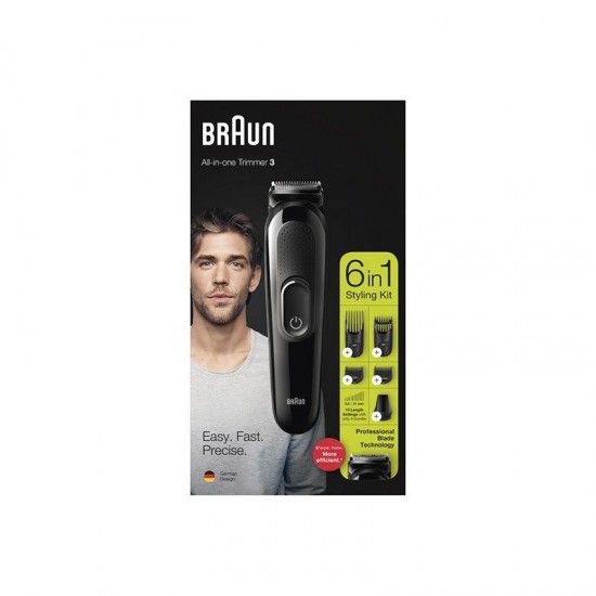 BRAUN All in One Rechargeable Trimmer 3 MGK3225