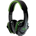 Esperanza Raven Over Ear Gaming Headset με σύνδεση 2x3.5mm Πράσινο