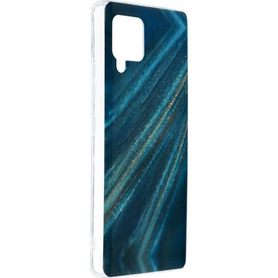 Forcell Marble Cosmo Back Cover Σιλικόνης Μπλε Design 10 (Galaxy A42)