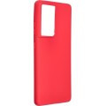 Forcell Soft Back Cover Σιλικόνης Κόκκινο (Galaxy S21 Ultra 5G)