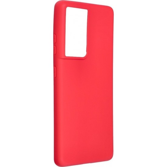 Forcell Soft Back Cover Σιλικόνης Κόκκινο (Galaxy S21 Ultra 5G)