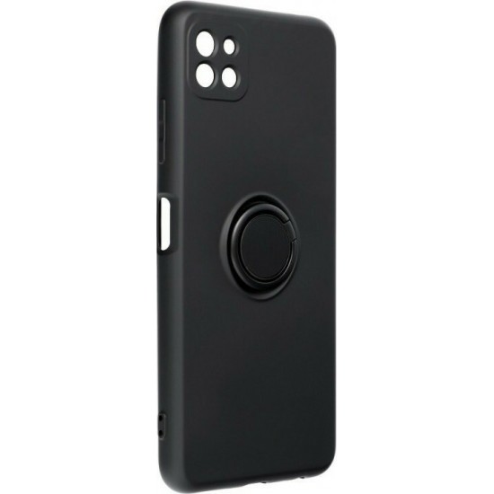 Forcell Back Cover Σιλικόνης Μαύρο (Galaxy A22 5G)