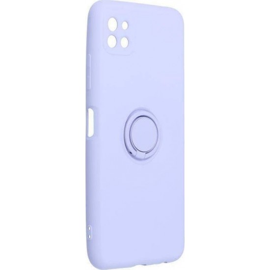 Ring Back Cover Σιλικόνης Μωβ (Galaxy A22 5G)