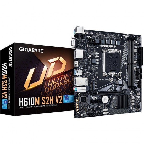 Gigabyte H610M S2H V2 (rev. 1.0) Motherboard Micro ATX με Intel 1700 Socket
