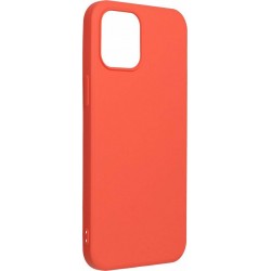 FORCELL SILICONE LITE BACK COVER CASE FOR IPHONE 12 / 12 PRO PINK