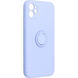 Forcell Silicone Ring Back Cover Σιλικόνης Violet (iPhone 11)