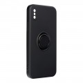 Forcell SILICONE RING Case for IPHONE X black