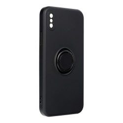 Forcell SILICONE RING Case for IPHONE X black