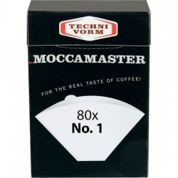 Moccamaster 80 Φίλτρα Καφέ No1 Χάρτινα