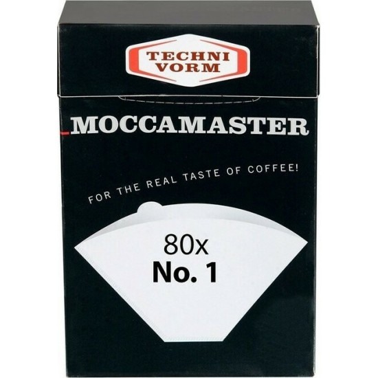 Moccamaster 80 Φίλτρα Καφέ No1 Χάρτινα