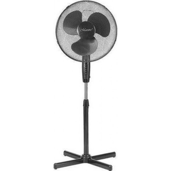 Maestro MR901 Ανεμιστήρας Ορθοστάτης 60W Διαμέτρου 40cm  black