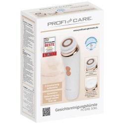 ProfiCare PC-GRB 3081 Facial Cleansing Brush, Face Brush for Thorough Deep Cleansing 2-Stage Rotation  white