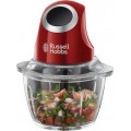 Russell Hobbs 24660-56  Multi 200W  red color glass bowl