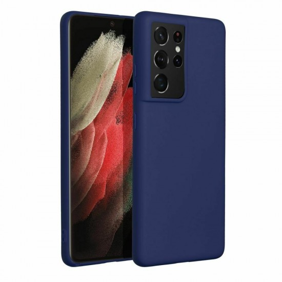 Forcell Soft Back Cover Σιλικόνης Μπλε (Galaxy S21 Ultra 5G)