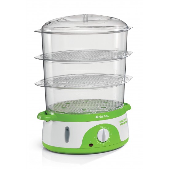 ARIETE 911 B-healthy Steam steam cooker 800W 9l Green, White