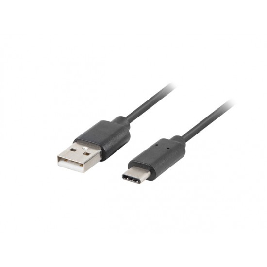 Cable Lanberg QC 3.0 CA-USBO-20CU-0018-BK (USB 2.0 type A - USB type C ; 1,8m; black color)