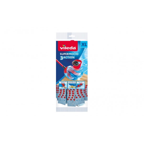 Vileda 3Action Velour XL mop refill