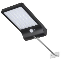 Maclean MCE444 Solar LED Lamp Motion Sensor PIR Twilight Outdoor Wall Light IP65 Adjustable Wireless