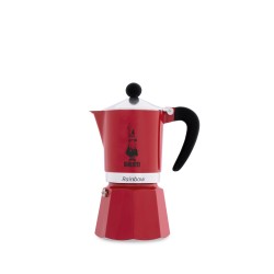 Bialetti Rainbow Moka pot Black, Red, Stainless steel