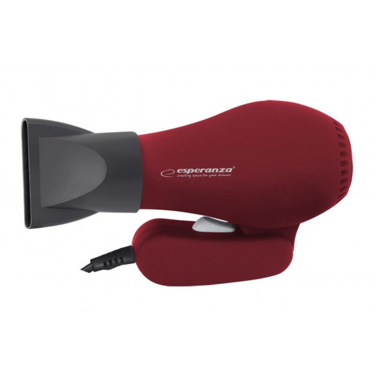 Dryer for hair Esperanza AURORA EBH003R (750W; red color)