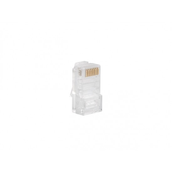 LANBERG NETWORK PLUG RJ45 (8P8C) CAT.5E UTP 100PCS  λευκο