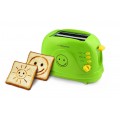 Toaster Esperanza SMILEY EKT003 (750W; green color)