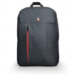 Port Designs Portland backpack Black, Red Linen, Polyester