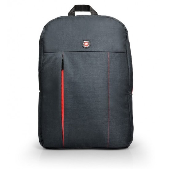 Port Designs Portland backpack Black, Red Linen, Polyester