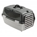 Zolux Transport Box Gulliver 1 with plastic door  light gray / dark gray