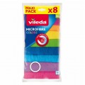 Vileda Microfibre Cloth Colors 8 pcs  πολύχρωμα