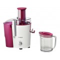 Bosch MES25C0 juice maker Centrifugal juicer Cherry,Transparent,White 700 W