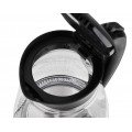 Adler AD 1274 B electric kettle 1.7 L 2200 W Black, Transparent