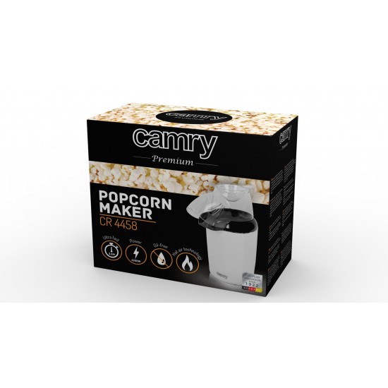 Camry CR 4458 popcorn popper Black,White 1200 W