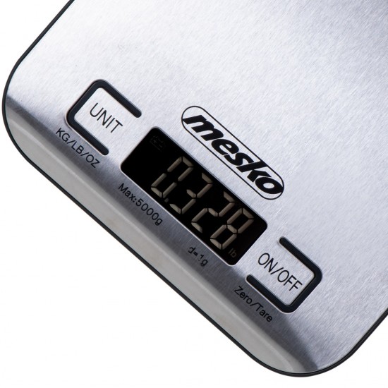 MESKO KITCHEN SCALE   MS 3169  INOX BLACK