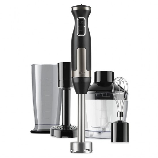 Black+Decker BXHBA1500E Hand Blender 1500 Watt Black
