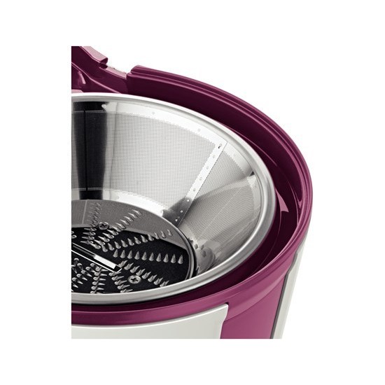 Bosch MES25C0 juice maker Centrifugal juicer Cherry,Transparent,White 700 W