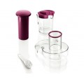 Bosch MES25C0 juice maker Centrifugal juicer Cherry,Transparent,White 700 W