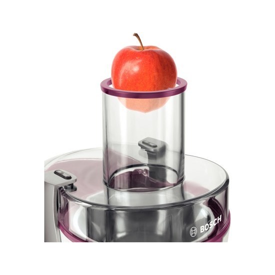 Bosch MES25C0 juice maker Centrifugal juicer Cherry,Transparent,White 700 W