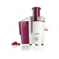Bosch MES25C0 juice maker Centrifugal juicer Cherry,Transparent,White 700 W