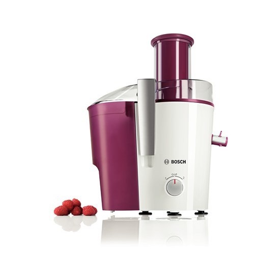 Bosch MES25C0 juice maker Centrifugal juicer Cherry,Transparent,White 700 W