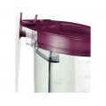 Bosch MES25C0 juice maker Centrifugal juicer Cherry,Transparent,White 700 W