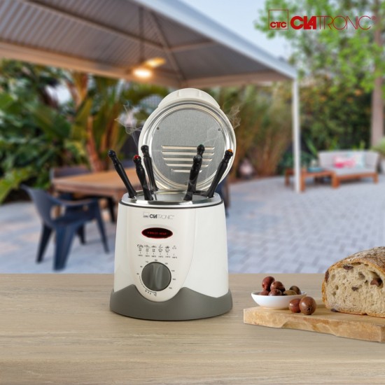 Clatronic FFR 2916 fryer 1 L Single White Stand-alone