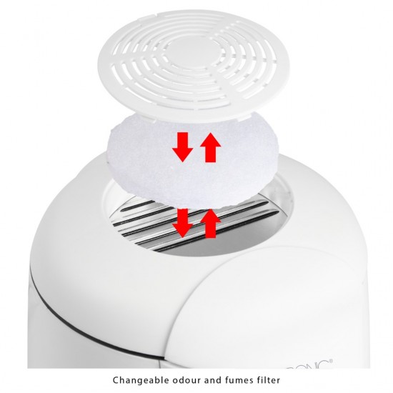 Clatronic FFR 2916 fryer 1 L Single White Stand-alone
