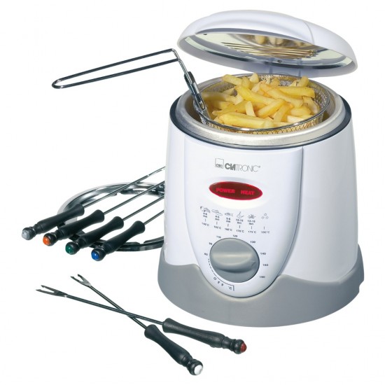 Clatronic FFR 2916 fryer 1 L Single White Stand-alone