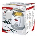 Clatronic FFR 2916 fryer 1 L Single White Stand-alone