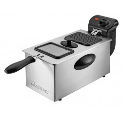 Clatronic FR 3587 Deep fryer 3 L Single Black,Stainless steel Stand-alone 2000 W